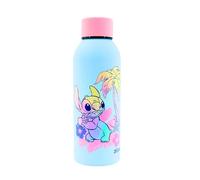 Disney Stitch Botella Reutilizable, Diseño Print Impresion 3D Acero Inoxidable Botella de Agua para Niñas, Botella de Viaje, Capacidad 500 ml