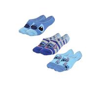 Disney Stitch Calcetines para Mujer, Diseño Stitch Calcetines Cortos y Clasicos Invisibles, Regalo para Mujer y Adolescentes, Talla EU 41-46