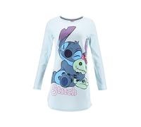 Disney Stitch Camison para Mujer, Camison Largo de Algodon Suave, Regalo para Mujer, Niñas y Adolescentes | Talla S