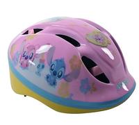 Disney Stitch - Casco de bicicleta para niños, 52-56 cm, esfera ajustable para niñas con ventilación, extra ligero, diseño oficial de Disney Stitch para seguridad en ciclismo, color rosa