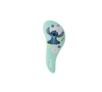 DISNEY STITCH - Cepillo Desenredante Mini S - Desenreda de forma divertida sin tirar - Pasadores antitorsión ultraflexibles - Mango antideslizante S - Tamaño de bolsillo - Diseño colorido