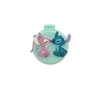 Disney STITCH - Cepillo plegable - Espejo integrado - Lilo & Stitch - Stitch & Angel - Producto oficial de Disney
