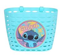 Disney Stitch Cesta Manillar Infantil, Cesta Bicicleta niña 20x15x16 cm