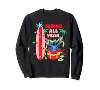 Disney Stitch Christmas Goodish All Year Funny Holiday Sudadera