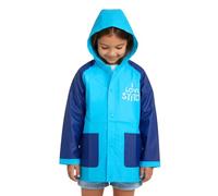 Disney Stitch Chubasquero Impermeable para Niñas, Lluvia Chaqueta Impermeable con Capucha para Niños, Talla 8 Años