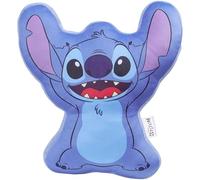 Disney Stitch Cojín 3D, Almohada Decorativa para Sofá, Cojines Cama Decorativos para Niños Mujeres, Ideas Regalo (Azul Stitch, L34 x W32)