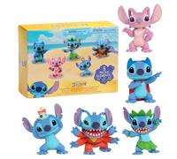 Disney Stitch Conjunto de Figuras coleccionables de Lilo, 5 Piezas, estatuillas coleccionables de 7,6 cm de Alto, Juguetes para niños a Partir de 3 años de Just Play