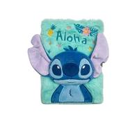 Disney Stitch Cuaderno para Niñas, Libreta Peluche Candado y Llaves Juego de Papeleria Regalo para Niñas