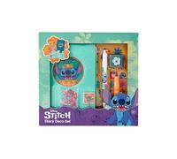 Disney Stitch - Diario de manualidades para niños a partir de 3 años, juego de decoración para niños a partir de 3 años con pegatinas, sellos y bolígrafos con purpurina, juego creativo para niñas a