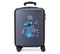 Trolley disney abs suitcase 55cm.4r.stitch exited navy azul Talla única