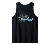 Disney Stitch & Fireworks 2026 Disney Trip Vacation Camiseta sin Mangas