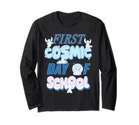 Disney Stitch First Cosmic Day of School Back to School Manga Larga