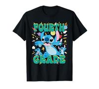 Disney Stitch Fourth Grade Back to School 1st Day of School Camiseta