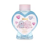 Disney Stitch - Gel de ducha con texto en inglés "I Heart Stitch", 350 ml, peonía y flor de cerezo, botella en forma de corazón, regalo de gel de ducha, belleza loca, licencia oficial de Lilo & Stitch