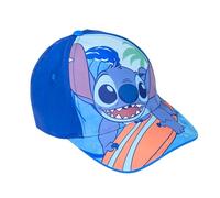 Disney Stitch Gorro para Niños, Diseño Angel y Stitch Gorra de Verano Infantil, Regalo para Niños | Azul