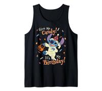 Disney Stitch Halloween Give Me Candy! It's My Birthday! Camiseta sin Mangas
