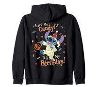 Disney Stitch Halloween Give Me Candy! It's My Birthday! Sudadera con Capucha