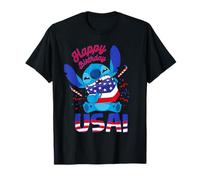 Disney Stitch Happy Birthday USA Independence Day 250 Years Camiseta