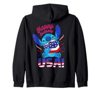 Disney Stitch Happy Birthday USA Independence Day 250 Years Sudadera con Capucha