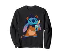 Disney Stitch in Scar Costume Halloween Disney Villains Sudadera