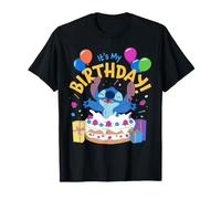 Disney Stitch It's My Birthday Cake Surprise Party Camiseta