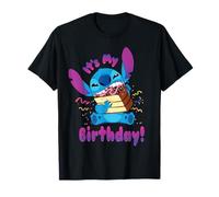 Disney Stitch "It's My Birthday" Party Crasher with Cake Camiseta