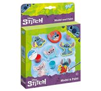 Totum Disney Stitch - Juego de pintura y modelo de yeso para niños a partir de 3 años