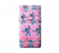 Disney Stitch Juego de Sábanas, 50% Algodón 50% Poliester, para Cama 90-105 cm, Azul y Rosa (Rosa, Cama 90cm)