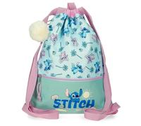 Disney Stitch Just Chill Mochila Saco Verde 35X46 cms Poliéster by Joumma Bags