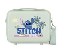 Disney Stitch Just Chill Nececer Adaptable Verde 29x21x15 cms Rígido ABS 9,14L 0,6 kgs