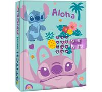 Kids Licensing - Diario Secreto con Sonido Stitch, Guarda tus Secretos con Estilo y Diversión, Diarios para Niñas, Libreta Niña y Cuaderno para hacer notas o dibujos - Regalo para Niñas