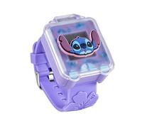 Disney Stitch LAS4162 - Reloj de aprendizaje con correa 3D, color morado