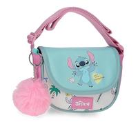 Disney Stitch Little Destruction bandolera, estuche, fabricada en Poliéster, compartimento principal, de Joumma Bags