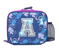 Disney Stitch - Lonchera infantil personalizable, bolsa de almuerzo aislada para niñas, bolsa de almuerzo escolar para niñas, color morado
