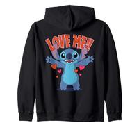 Disney Stitch "Love Me!!" Funny Valentine's Day Sudadera con Capucha