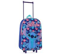 Disney Stitch Maleta Cabina - Bolso con Ruedas Plegable, Tamaño 39 x 27 cm, 10.5 litros, 2 Ruedas, Asa Extensible - Bolso con Ruedas