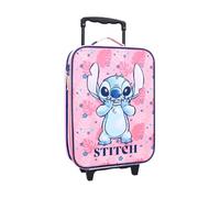 Stitch Trolley Maleta 12 L Niños Niñas Maleta Trolly Maleta de mano Maleta Niños Trolley, Rosa.