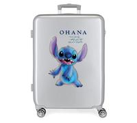 Trolley disney abs suitcase 70cm.4w.disney 100 - stitch gris Talla única