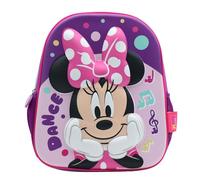 Disney Stitch, Minnie Mouse, mochila preescolar 3D Frozen | Bonita mochila de guardería con bolsillo para botella y correas acolchadas | Mochila escolar ligera de 1 compartimento para niños y niñas