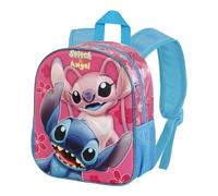 Disney Stitch-Mochila 3D Pequeña, 26 x 31 cm, Capacidad 8,5 L, Rosa Match