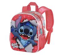 Disney Stitch-Mochila 3D Pequeña, 26 x 31 cm, Capacidad 8.5 L, Rosa Thing