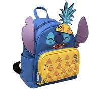 Disney Stitch Pineapple Mini Deluxe Mochila de 10 pulgadas con 1 bolsillo frontal