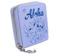 Disney Stitch Monedero para niña, con Cremallera 9x9 cm (Stitch 2)