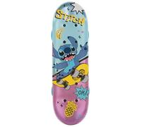 Disney Stitch Monopatín Infantil 42 cm, Tabla Antideslizante, Ligera, Estable hasta 20 kg (Stitch)