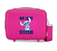 Disney Stitch Nececer Adaptable Rosa 29x21x15 cms Rígido ABS 9,14L 0,8 kgs