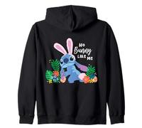 Disney Stitch No Bunny Like Me Tropical Spring Easter Eggs Sudadera con Capucha