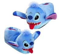 Disney Stitch Pantuflas para Niños - Pantuflas Esponjosas 3D de Baby Yoda para Niños, Tallas 28-33, Regalos para Niños (Azul Stitch,28-29)