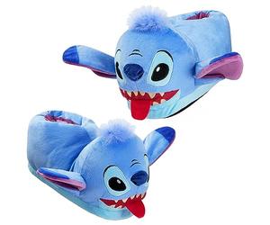 Disney Stitch Pantuflas para Niños - Pantuflas Esponjosas 3D de Baby Yoda para Niños, Tallas 28-33, Regalos para Niños (Azul Stitch,28-29)