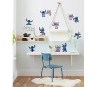 Disney Stitch Pared Pegatinas 50x70cm Juego de 12pcs Ángel Azul Rosa Room Decor