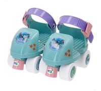 Disney Stitch Patines 4 Ruedas Talla 32 a 36, Máx. 20 kg, Niños +3 años, Medidas, Talla Ajustable, Freno Delantero, Diseño Colorido, Desarrollo de la motricidad Fina y Estabilidad (77754)